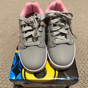 Heelys Gray and Pink Kids Sneakers